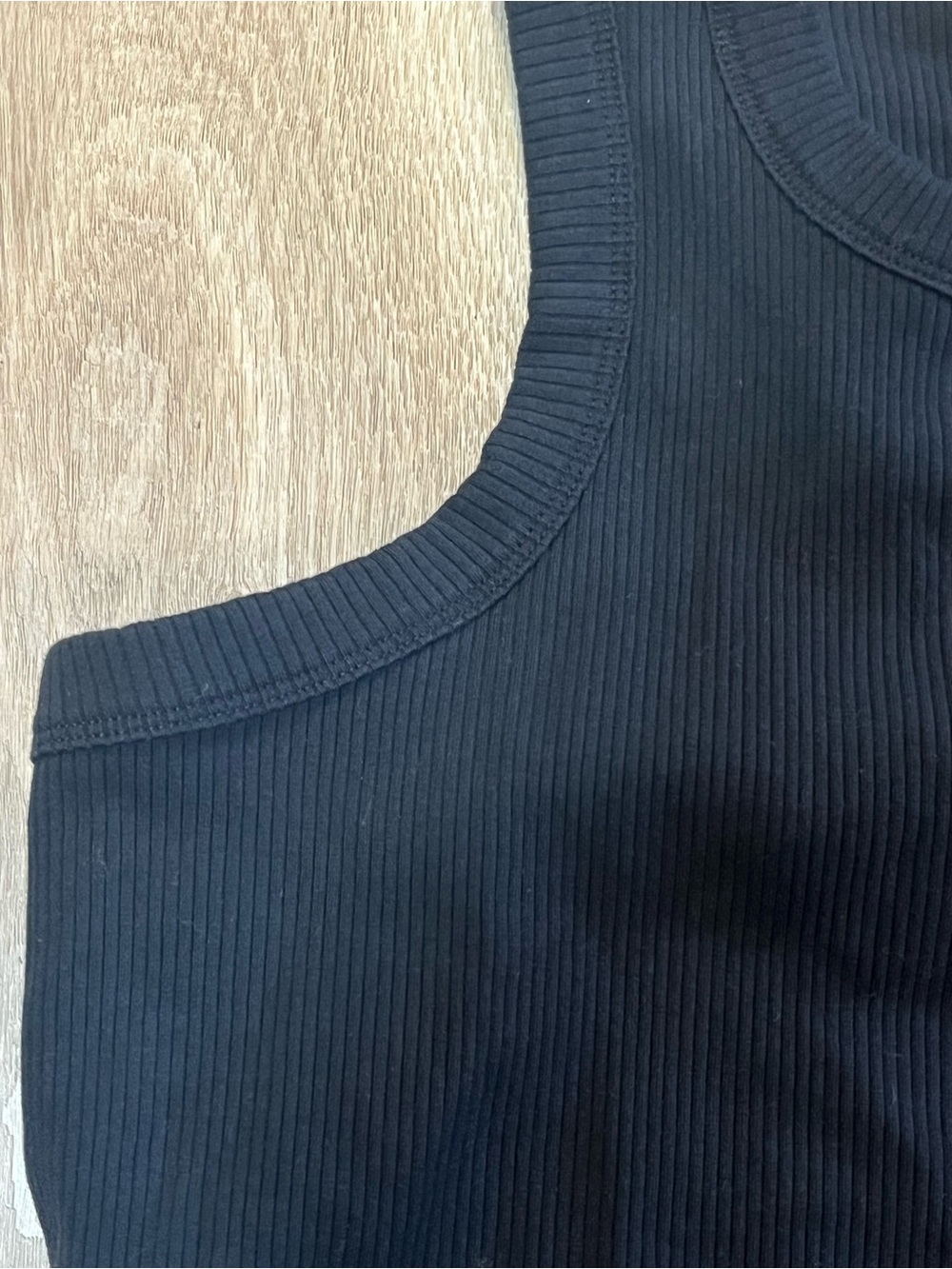 Fabletics Black Ribbed Muscle Tank - Picture 10 of 11